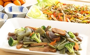 写真：朝食バイキング一例